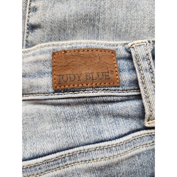 Judy Blue Boyfriend Fit 9/29 Blue Denim Jeans - Picture 4 of 12